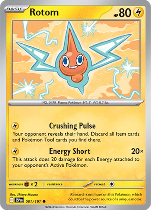 Rotom (061/191) [Scarlet & Violet: Surging Sparks] - The Mythic Store | 24h Order Processing