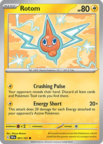 Rotom (061/191) [Scarlet & Violet: Surging Sparks] - The Mythic Store | 24h Order Processing