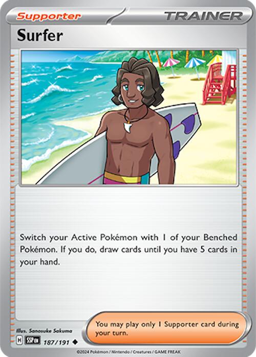 Surfer (187/191) [Scarlet & Violet: Surging Sparks] - The Mythic Store | 24h Order Processing