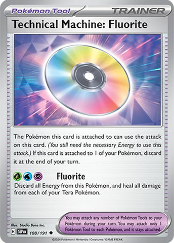 Technical Machine: Fluorite (188/191) [Scarlet & Violet: Surging Sparks] - The Mythic Store | 24h Order Processing