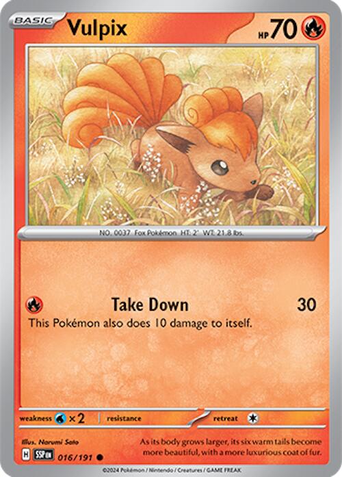 Vulpix (016/191) [Scarlet & Violet: Surging Sparks] - The Mythic Store | 24h Order Processing