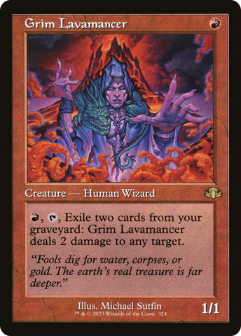 Grim Lavamancer (Retro) [Dominaria Remastered] - The Mythic Store | 24h Order Processing