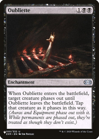 Oubliette [The List] - The Mythic Store | 24h Order Processing