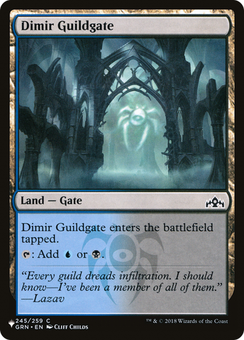 Dimir Guildgate [The List] - The Mythic Store | 24h Order Processing