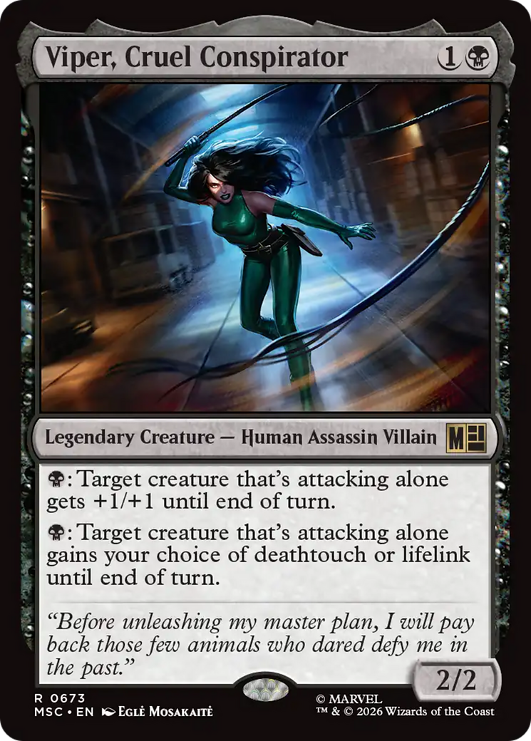 Viper, Cruel Conspirator [Marvel Super Heroes Commander] - The Mythic Store | 24h Order Processing