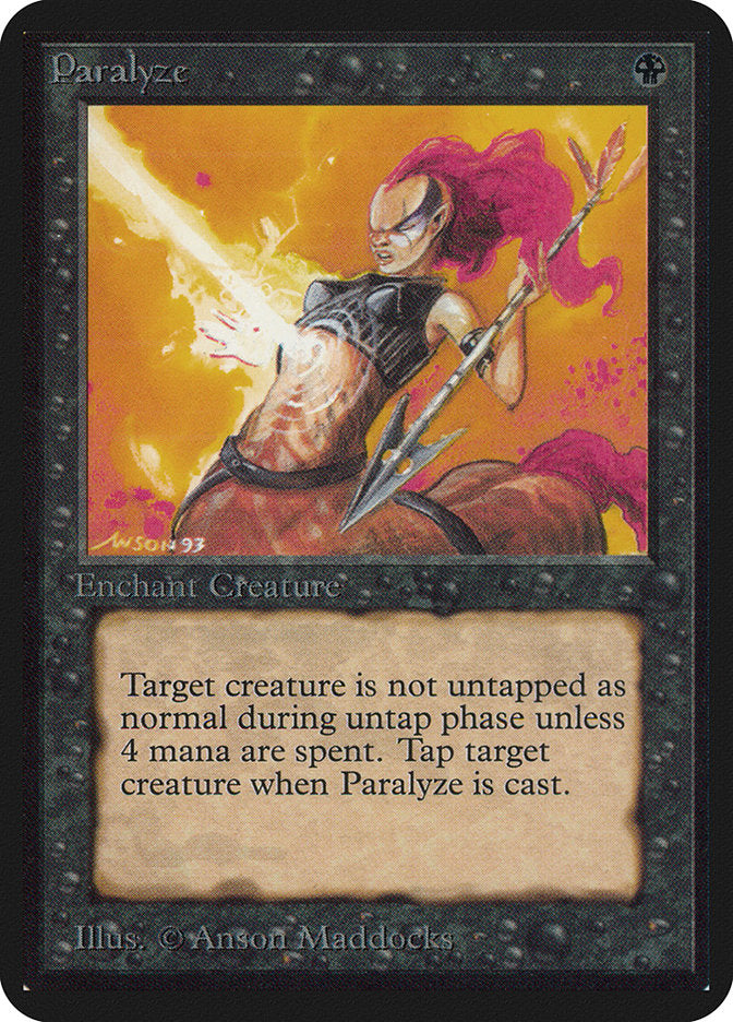 Paralyze [Alpha Edition] - The Mythic Store | 24h Order Processing