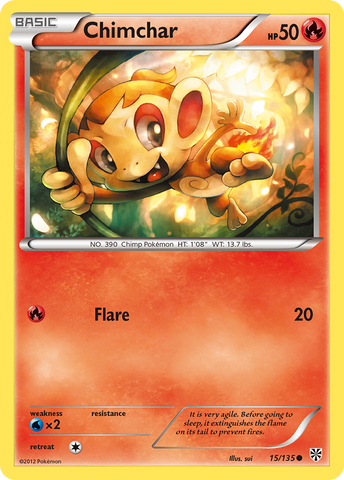 Chimchar (15/135) [Black & White: Plasma Storm] - The Mythic Store | 24h Order Processing