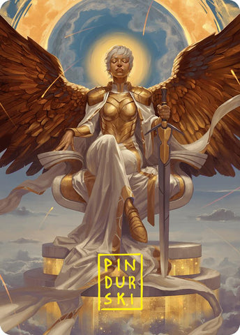 Herald of Eternal Dawn Art Card (27/54) (Gold-Stamped Signature) [Foundations Art Series] - The Mythic Store | 24h Order Processing