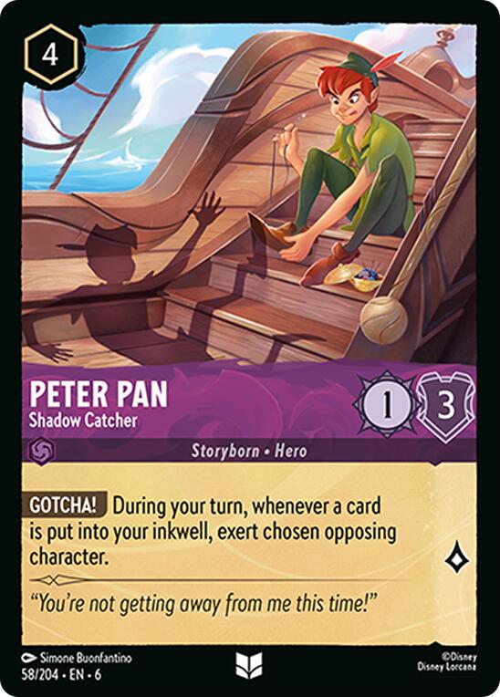 Peter Pan - Shadow Catcher (58/204) [Azurite Sea] - The Mythic Store | 24h Order Processing