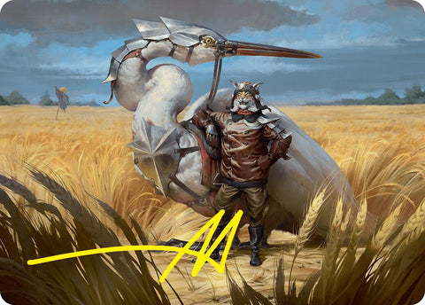Skyknight Squire Art Card (4/54) (Gold-Stamped Signature) [Foundations Art Series] - The Mythic Store | 24h Order Processing