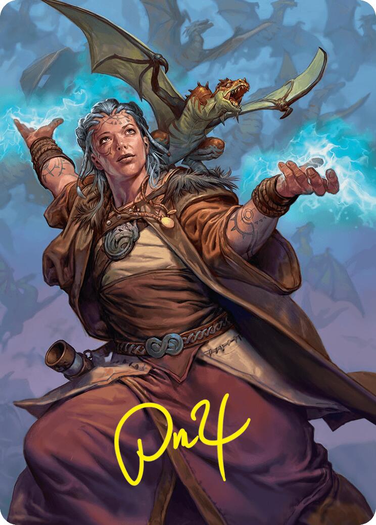 Drake Hatcher 2 Art Card (29/54) (Gold-Stamped Signature) [Foundations Art Series] - The Mythic Store | 24h Order Processing