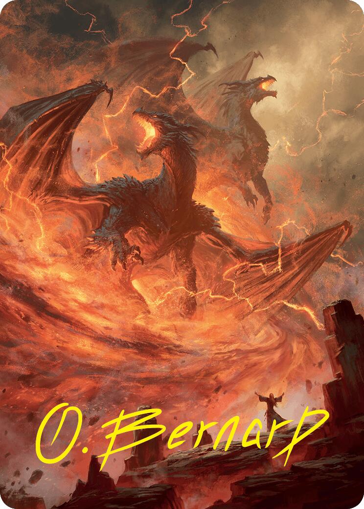 Rite of the Dragoncaller Art Card (38/54) (Gold-Stamped Signature) [Foundations Art Series] - The Mythic Store | 24h Order Processing