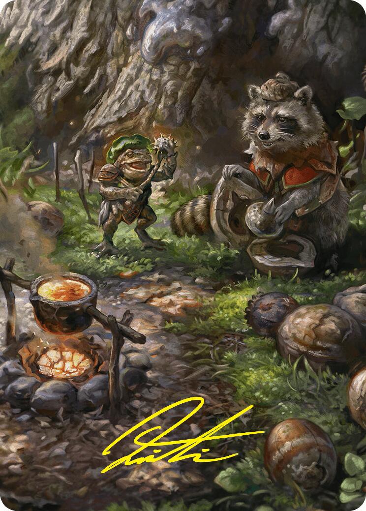 Sylvan Scavenging Art Card (46/54) (Gold-Stamped Signature) [Foundations Art Series] - The Mythic Store | 24h Order Processing