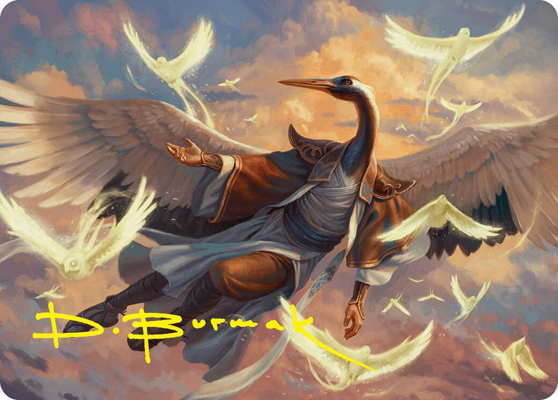 Kykar, Zephyr Awakener Art Card (16/54) (Gold-Stamped Signature) [Foundations Art Series] - The Mythic Store | 24h Order Processing