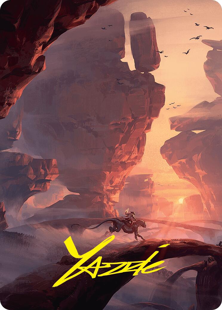 Mountain Art Card (24/54) (Gold-Stamped Signature) [Foundations Art Series] - The Mythic Store | 24h Order Processing