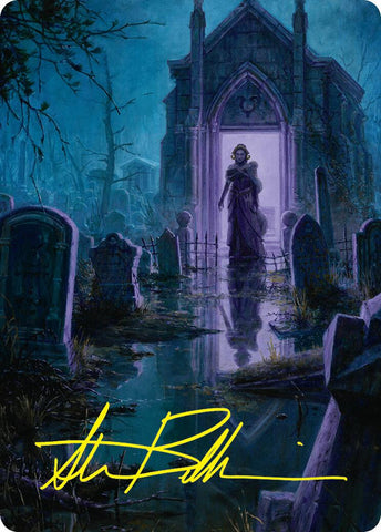 Swamp Art Card (23/54) (Gold-Stamped Signature) [Foundations Art Series] - The Mythic Store | 24h Order Processing