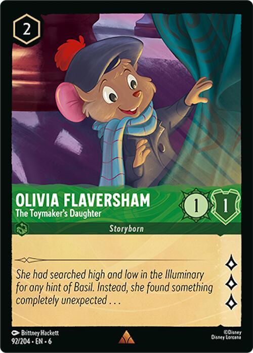 Olivia Flaversham - The Toymaker's Daughter (92/204) [Azurite Sea] - The Mythic Store | 24h Order Processing