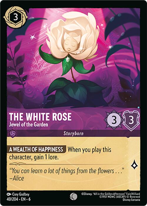 The White Rose - Jewel of the Garden (40/204) [Azurite Sea] - The Mythic Store | 24h Order Processing