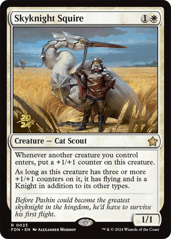Skyknight Squire [Foundations Prerelease Promos] - The Mythic Store | 24h Order Processing