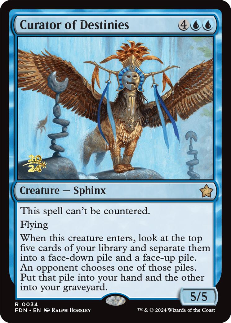 Curator of Destinies [Foundations Prerelease Promos] - The Mythic Store | 24h Order Processing