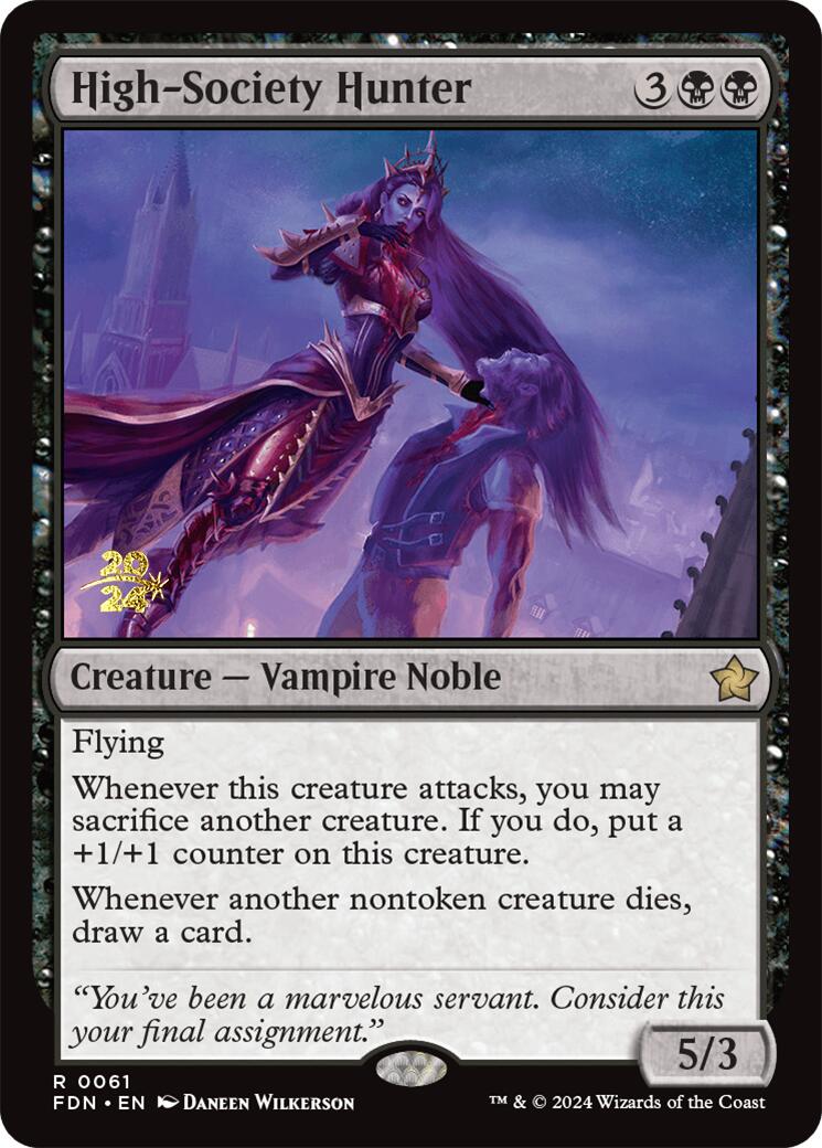 High-Society Hunter [Foundations Prerelease Promos] - The Mythic Store | 24h Order Processing