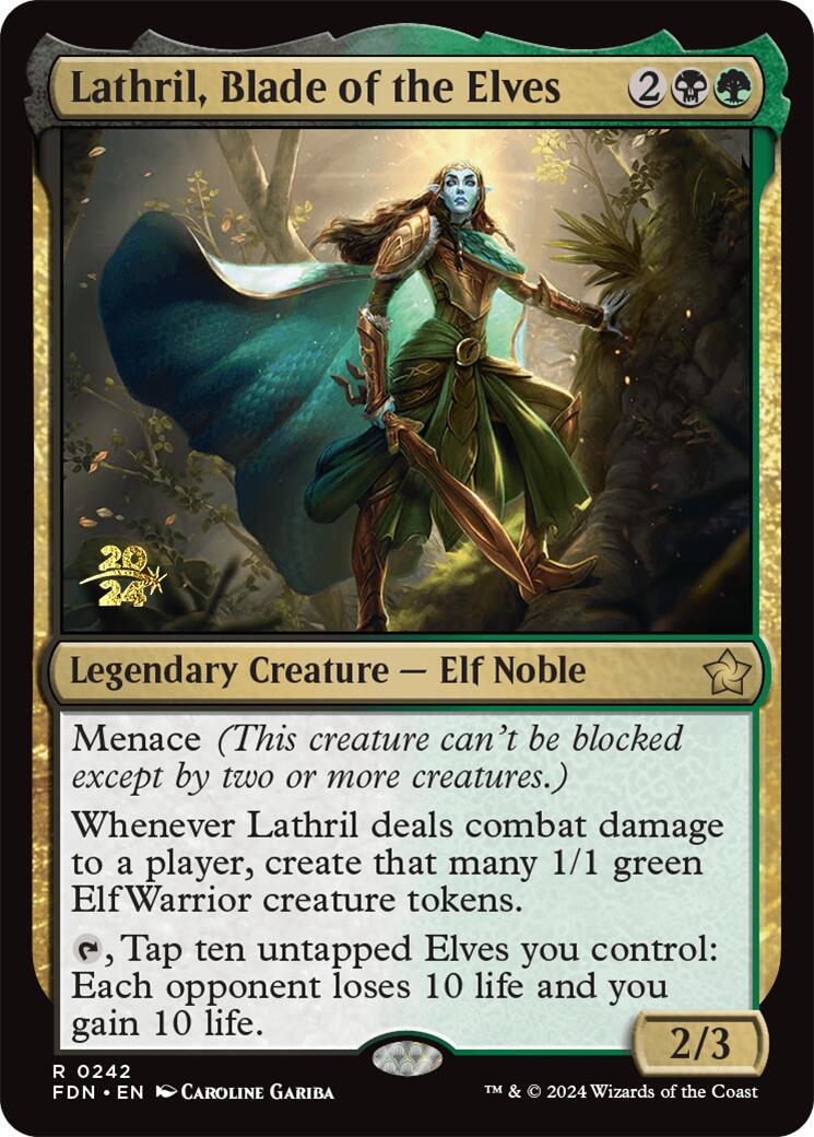 Lathril, Blade of the Elves [Foundations Prerelease Promos] - The Mythic Store | 24h Order Processing