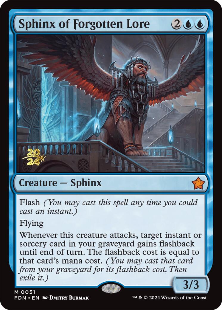 Sphinx of Forgotten Lore [Foundations Prerelease Promos] - The Mythic Store | 24h Order Processing