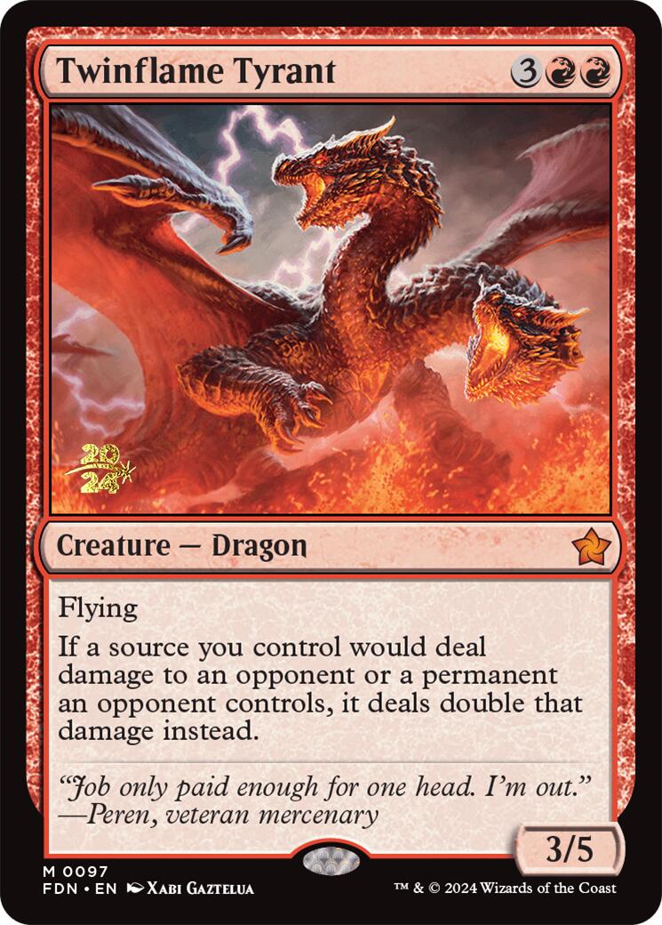 Twinflame Tyrant [Foundations Prerelease Promos] - The Mythic Store | 24h Order Processing