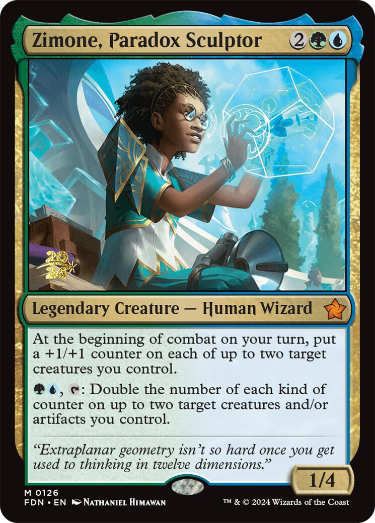 Zimone, Paradox Sculptor [Foundations Prerelease Promos] - The Mythic Store | 24h Order Processing