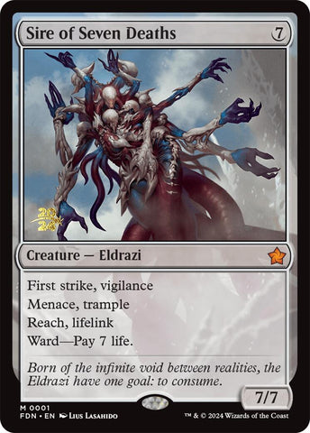 Sire of Seven Deaths [Foundations Prerelease Promos] - The Mythic Store | 24h Order Processing