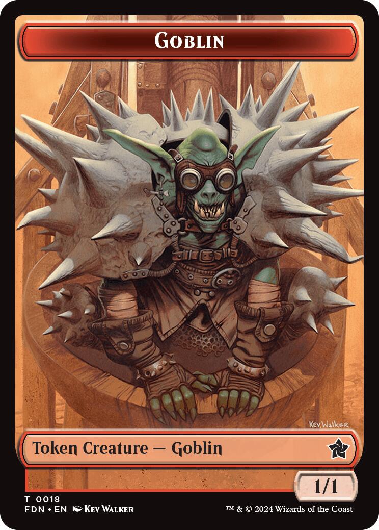 Drake // Goblin Doubled-Sided Token [Foundations Tokens] - The Mythic Store | 24h Order Processing
