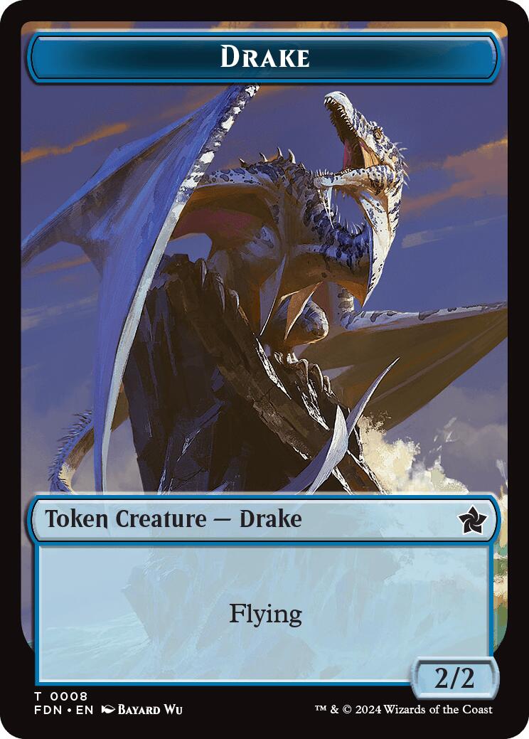 Drake // Goblin Doubled-Sided Token [Foundations Tokens] - The Mythic Store | 24h Order Processing