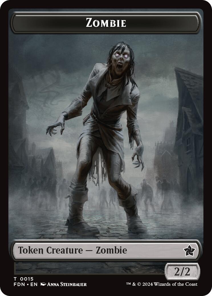 Zombie // Insect Doubled-Sided Token [Foundations Tokens] - The Mythic Store | 24h Order Processing