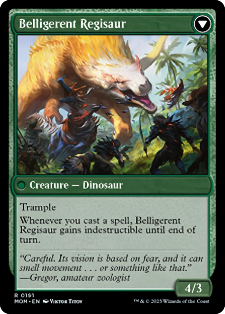 Invasion of Ixalan // Belligerent Regisaur [March of the Machine] - The Mythic Store | 24h Order Processing