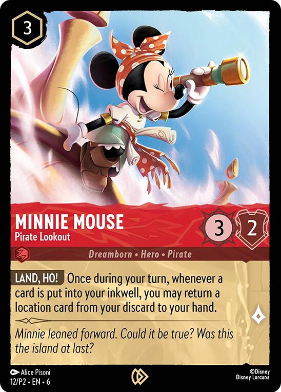 Minnie Mouse - Pirate Lookout (12/P2) [Promo Cards] - The Mythic Store | 24h Order Processing