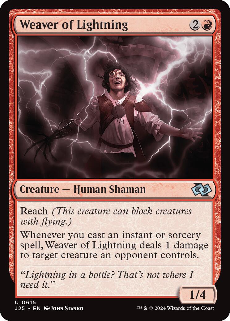Weaver of Lightning [Foundations Jumpstart] - The Mythic Store | 24h Order Processing