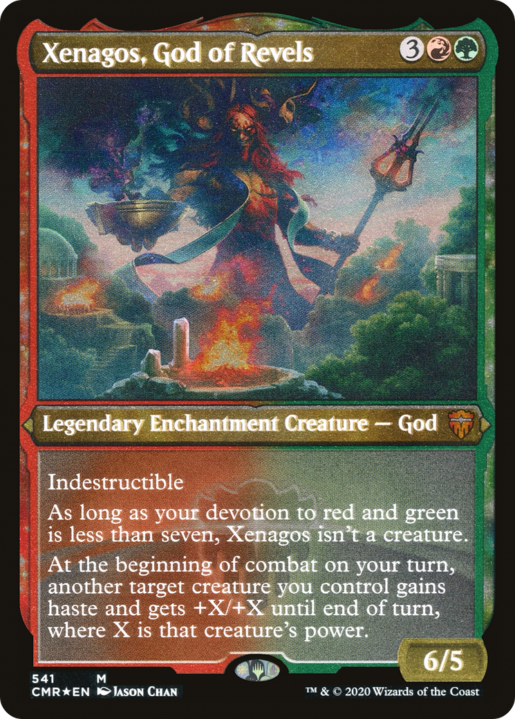 Xenagos, God of Revels (Etched) [Commander Legends] - The Mythic Store | 24h Order Processing