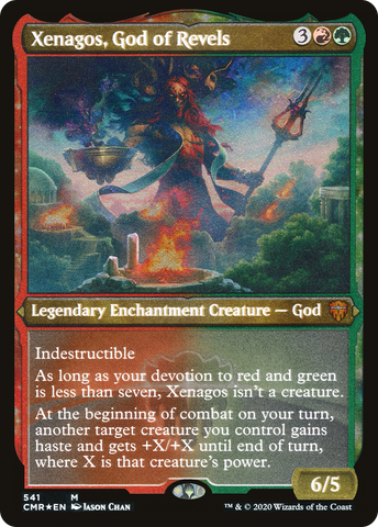 Xenagos, God of Revels (Etched) [Commander Legends] - The Mythic Store | 24h Order Processing