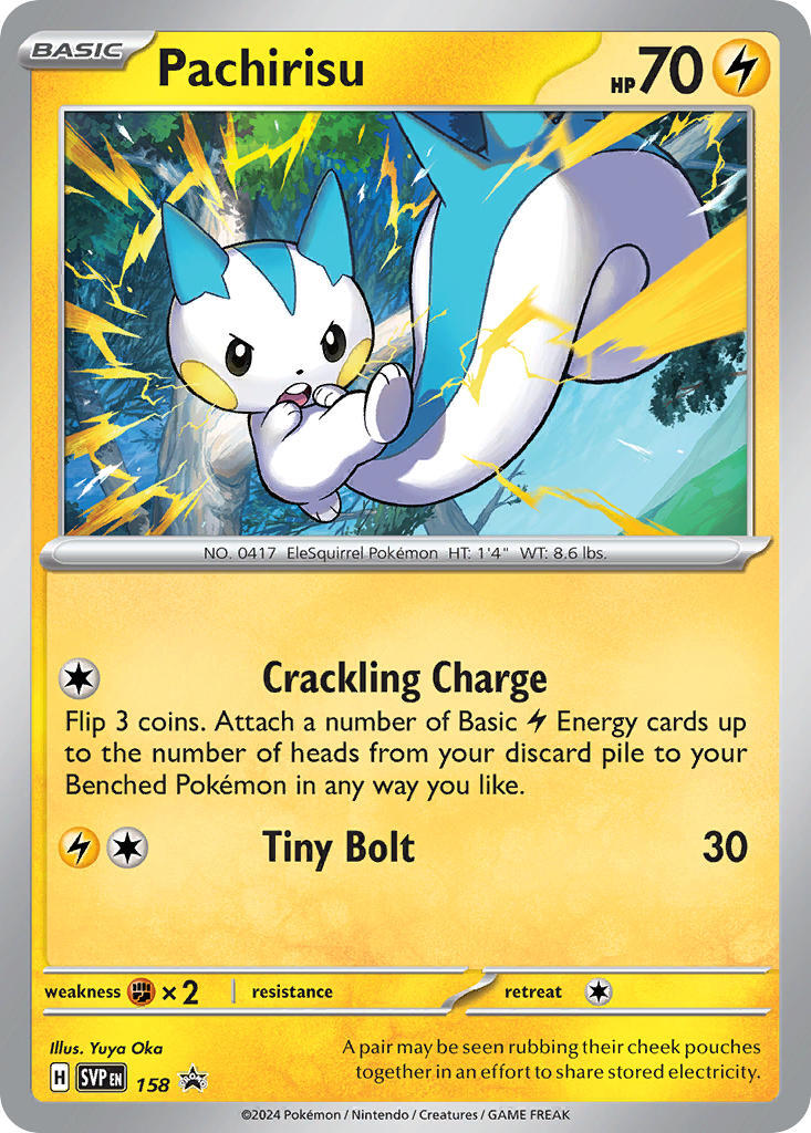 Pachirisu (158) [Scarlet & Violet: Black Star Promos] - The Mythic Store | 24h Order Processing