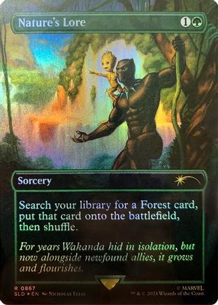 Nature's Lore (867) (Rainbow Foil) (SLD-867) - Secret Lair Drop Series Foil - The Mythic Store | 24h Order Processing