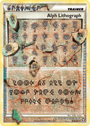 Alph Lithograph (103/102) [HeartGold & SoulSilver: Triumphant] - The Mythic Store | 24h Order Processing