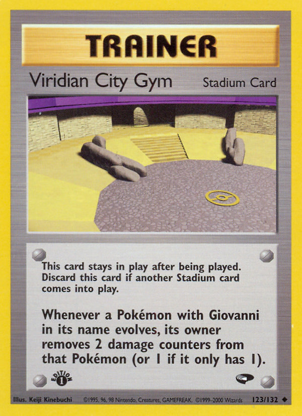 Viridian City Gym (123/132) [Gym Challenge 1st Edition] - The Mythic Store | 24h Order Processing