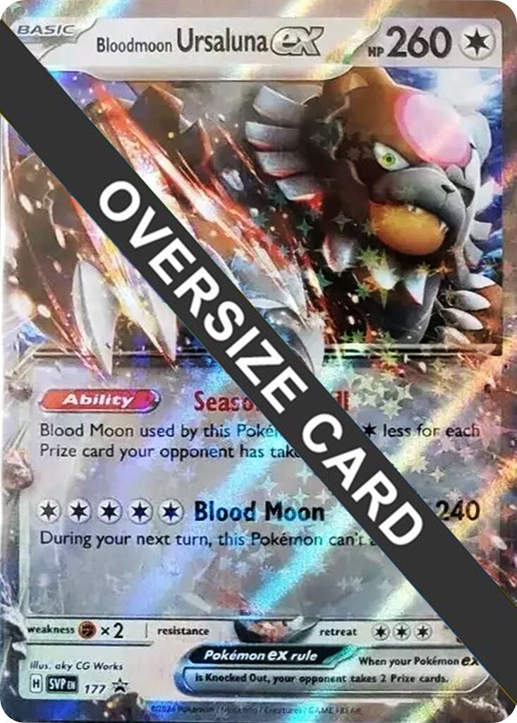 Bloodmoon Ursaluna ex (177) (Jumbo Card) [Scarlet & Violet: Black Star Promos] - The Mythic Store | 24h Order Processing