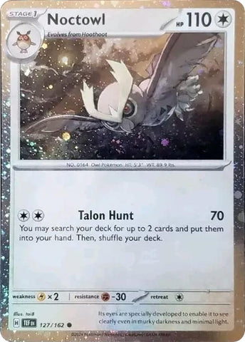 Noctowl (127/162) (Cosmos Holo) [Scarlet & Violet: Black Star Promos] - The Mythic Store | 24h Order Processing