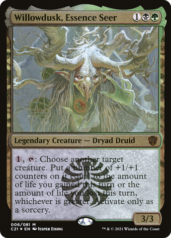 Willowdusk, Essence Seer (Display Commander) [Commander 2021] - The Mythic Store | 24h Order Processing