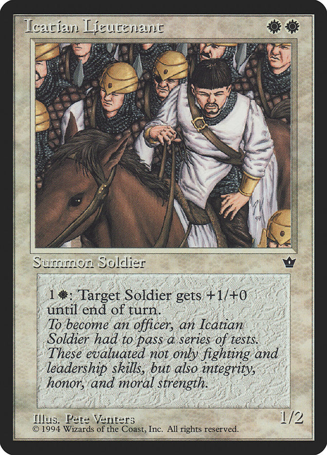 Icatian Lieutenant [Fallen Empires] - The Mythic Store | 24h Order Processing