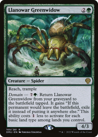 Llanowar Greenwidow (Promo Pack) [Dominaria United Promos] - The Mythic Store | 24h Order Processing