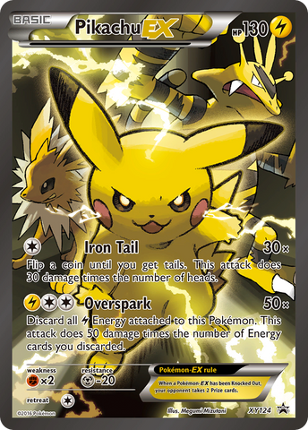 Pikachu EX (XY124) [XY: Black Star Promos] - The Mythic Store | 24h Order Processing