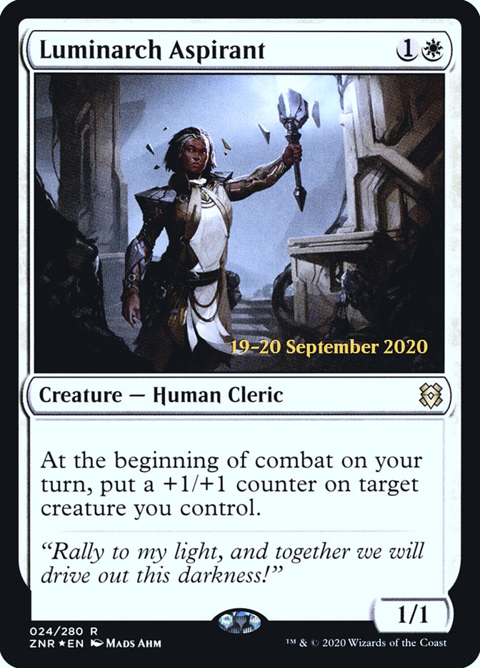 Luminarch Aspirant [Zendikar Rising Prerelease Promos] - The Mythic Store | 24h Order Processing