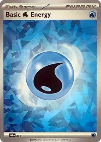 Basic Water Energy (011) (Cracked Ice Holo) [Scarlet & Violet: Stellar Crown] - The Mythic Store | 24h Order Processing
